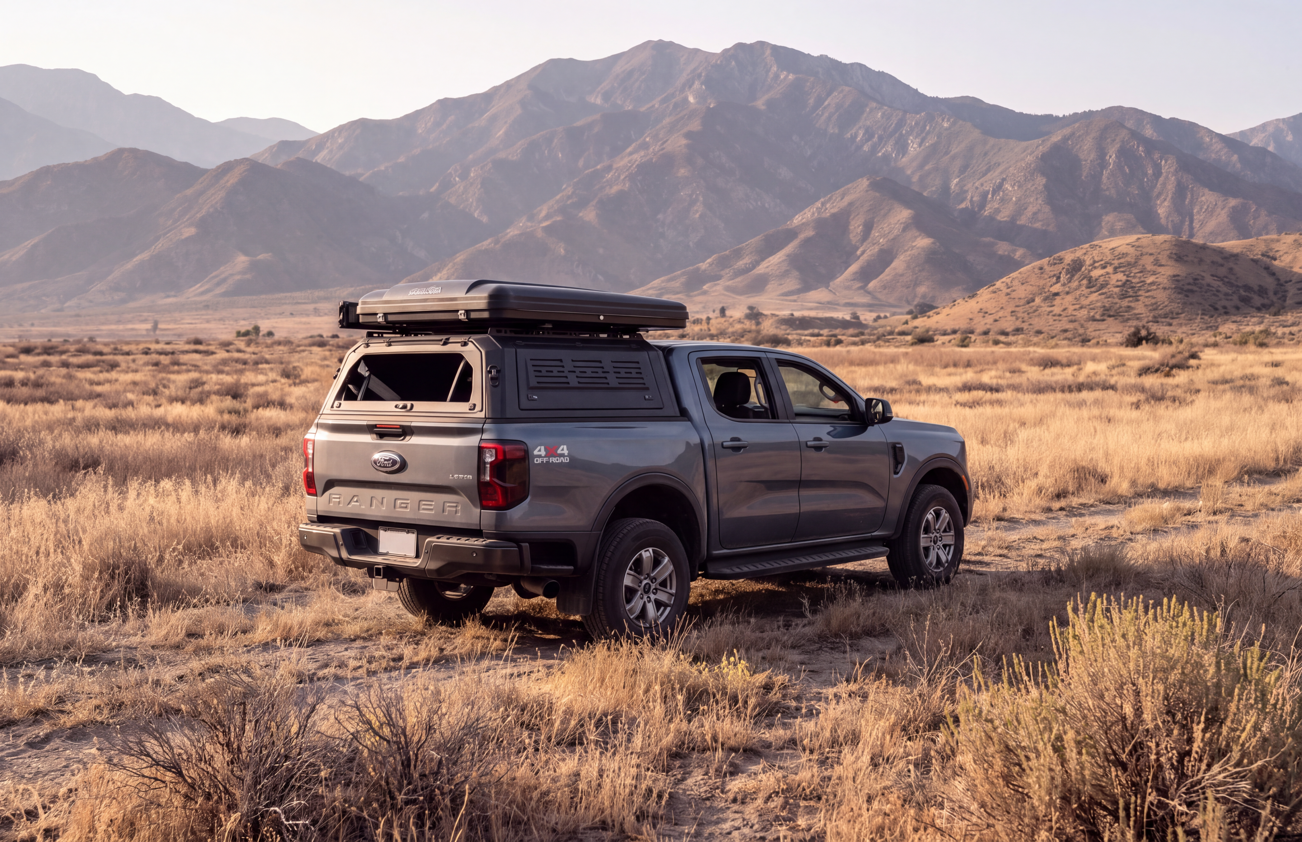 Ranger with installed hardtop canopy